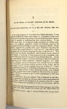 Essays on the Religion and Philosophy of the Hindus