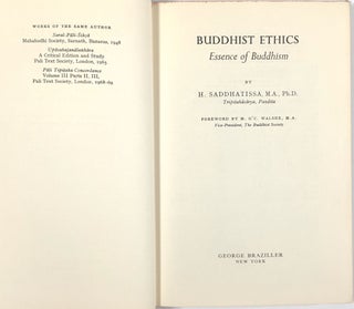 Buddhist Ethics: Essence of Buddhism