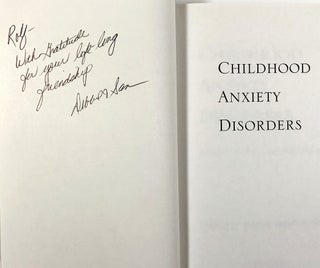 Childhood Anxiety Disorders: A Guide to Research and Treatment