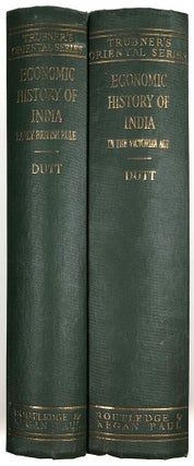 Item #B30733 The Economic History of India, Complete in Two Volumes: Volume I. Under Early...