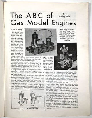 Model Engine Reviews: Selected Engine Article Reprints 1935-1955