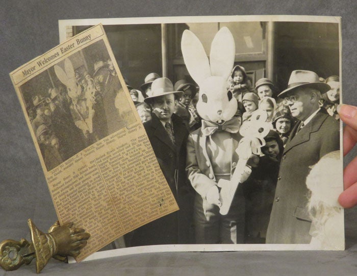 Item #B31886 Unsettling photos of the Easter Bunny (1948). n/a.