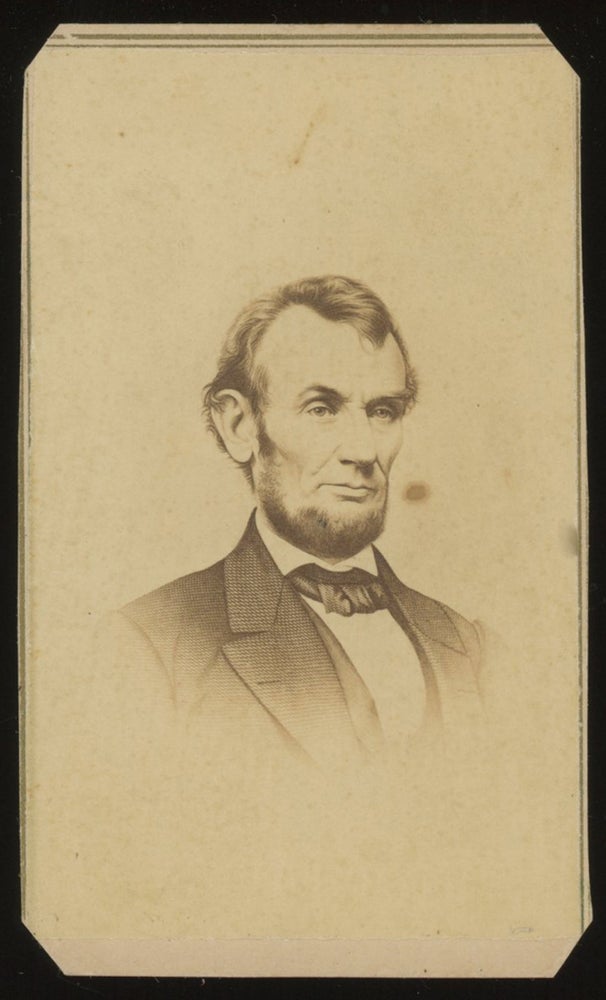 Item #B31999 Carte de visite of Abraham Lincoln, ca. 1860s. n/a.