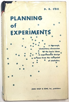 Item #B33577 Planning of Experiments. D. R. Cox