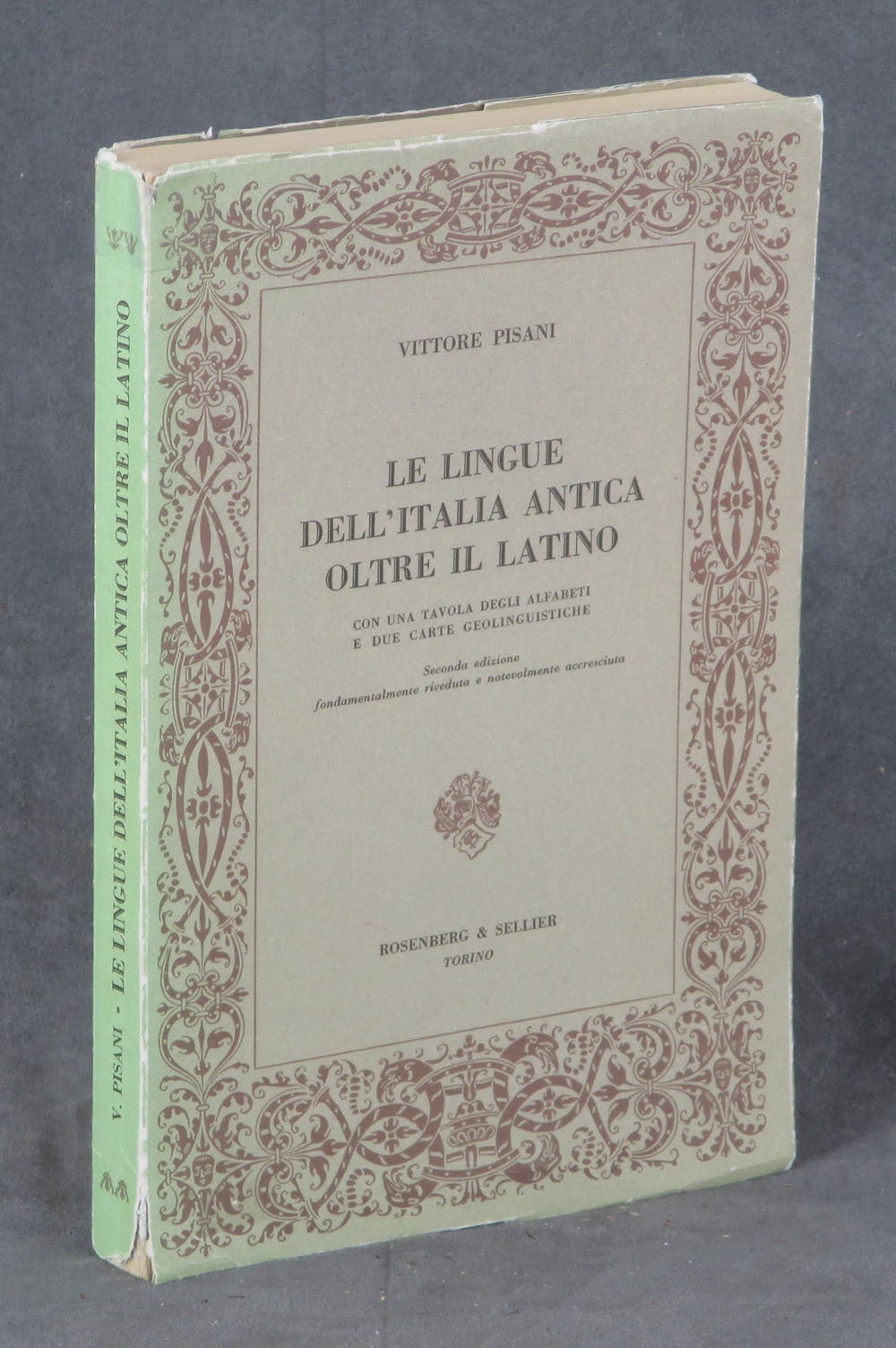 Le Lingue dell Italia Antica: Oltre il Latino | Vittore Pisani