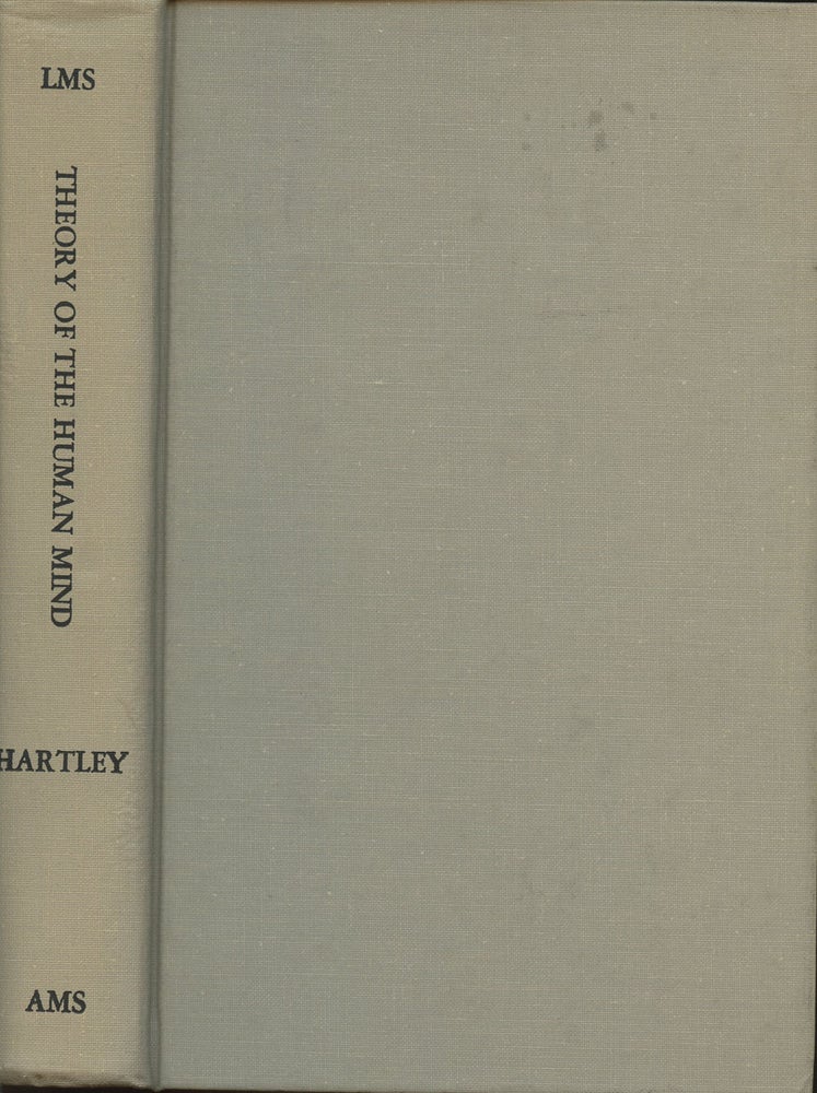 Item #B37367 Hartley's Theory of the Human Mind. David Hartley, Thom Verhave.
