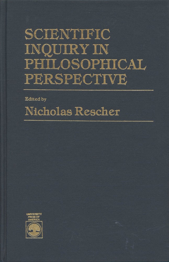 Item #B37608 Scientific Inquiry in Philosophical Perspective. Nicholas Rescher.
