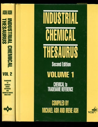 Item #B40185 Industrial Chemical Thesaurus: Second Edition--Volume 1: Chemical to Tradename...