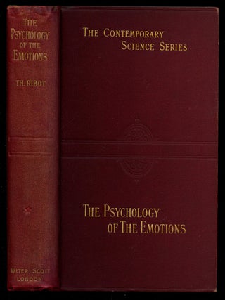 Item #B40458 The Psychology of the Emotions. Th Ribot