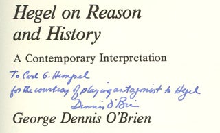Hegel on Reason and History: A Contemporary Interpretation
