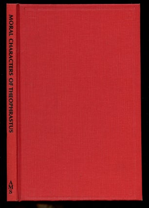 Item #B42555 The Moral Characters of Theophrastus. Theophrastus, Eustace Budgell