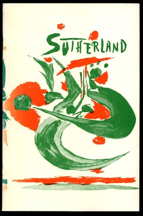 Item #B42894 Sutherland: Works on Paper 1927-1978. Guillaume--Foreword Gallozzi, text, David...