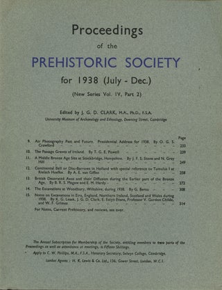 Item #B43487 Proceedings of the Prehistoric Society for 1938 (July-Dec.) (New Series Vol. IV,...