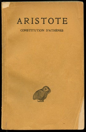 Item #B43698 Constitution d'Athenes. Aristote, Georges Mathieu, Bernard Haussoullier