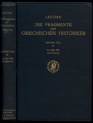 Item #B44027 Die Fragmente der Griechischen Historiker: Dritter Teil Geschichte von Staedten und...