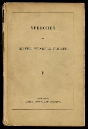 Item #B44250 Speeches. Oliver Wendell Holmes