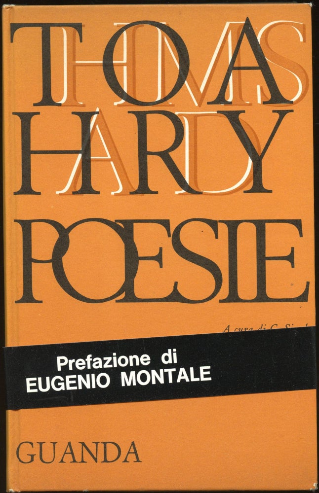 Item #B44485 Poesie. Thomas Hardy, Eugenio Montale.