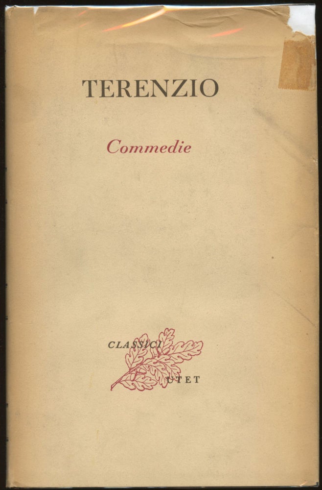 Item #B44691 Commedie: A Cura di Vittorio Soave. Terenzio, Vittorio Soave.