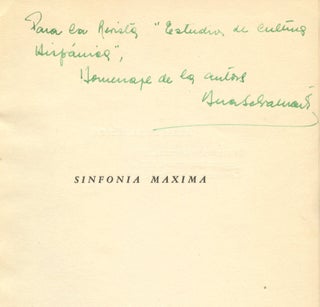 Sinfonia Maxima [Inscribed by Marti]