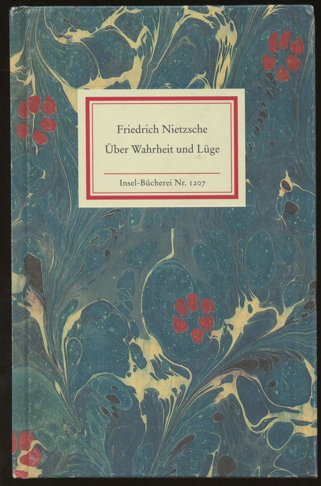 Item #B46024 Uber Wahrheit und Luge: Ein Essay, Aphorismen und Briefe. Friedrich Nietzsche.