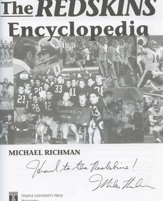 The Redskins Encyclopedia [Inscribed by Richman]