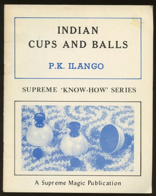 Item #B46301 Indian Cups and Balls. P. K. Ilango