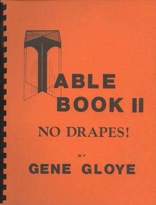 Item #B46335 Table Book II: No Drapes! Gene Gloye