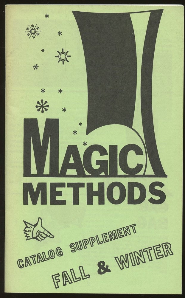 Item #B46745 Magic Methods: Catalog Supplement--Fall & Winter (1985). Magic Methods.