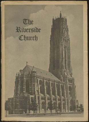 Item #B46915 The Riverside Church in the City of New York: A Handbook of the Institution and Its...