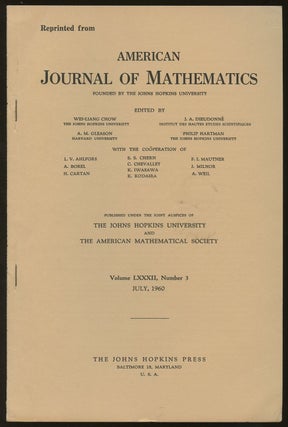 Item #B46940 Homomorphisms of Commutative Banach Algebras [Reprinted from American Journal of...