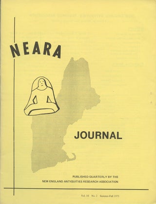 Item #B46963 NEARA Newsletter: Vol. 10, No. 2, Summer-Fall 1975--Issue No. 37. New England...