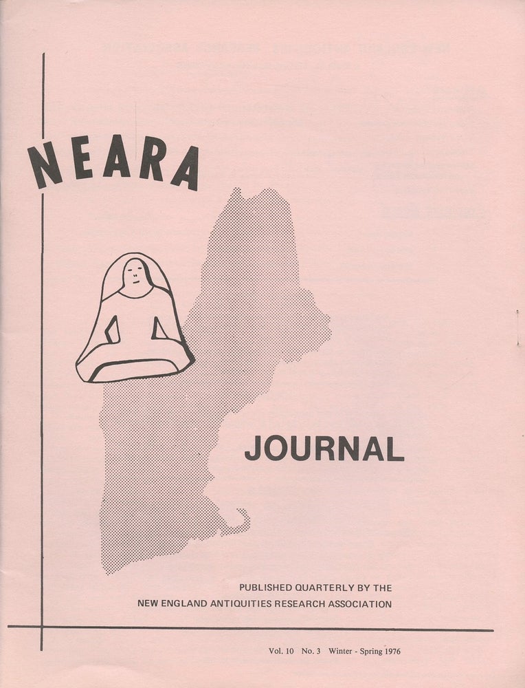 Item #B46964 NEARA Newsletter: Vol. 10, No. 3, Winter-Spring 1976--Issue No. 38. New England Antiquities Research Association.