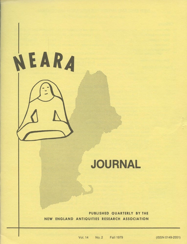 Item #B46977 NEARA Newsletter: Vol. 14, No. 2, Fall 1979--Issue No. 52. New England Antiquities Research Association.