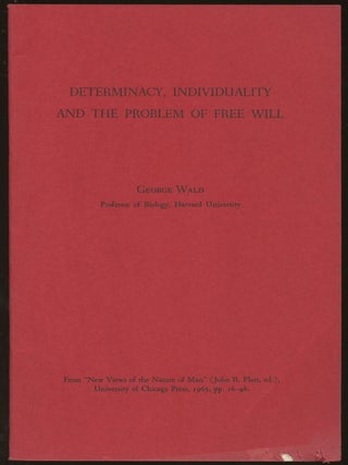 Item #B47042 Determinacy, Individuality and the Problem of Free Will [From "New Views of the...