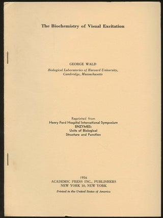 Item #B47045 The Biochemistry of Visual Excitation [Reprinted from Henry Ford Hospital...