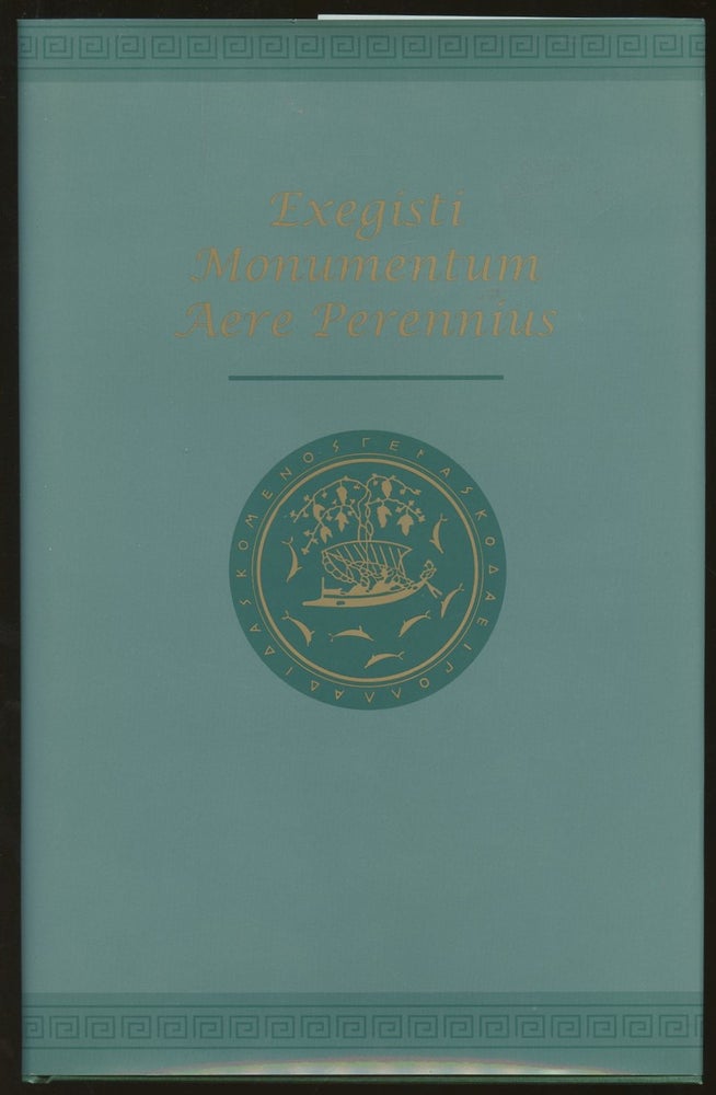 Item #B47145 Exegisti Monumentum Aere Perennius: Essays in Honor of John Frederick Charles. Bruce R. Baker, John E. Fischer.
