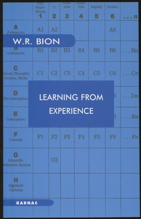 Item #B47213 Learning from Experience. W. R. Bion