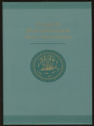 Item #B47445 Exegisti Monumentum Aere Perennius: Essays in Honor of John Frederick Charles. Bruce...