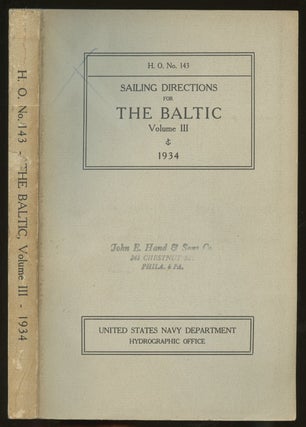 Item #B47743 Sailing Directions for the Baltic: Volume III--The Gulf of Finalnd, the Aland...