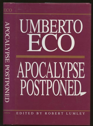 Item #B48420 Apocalypse Postponed. Umberto Eco, Robert Lumley