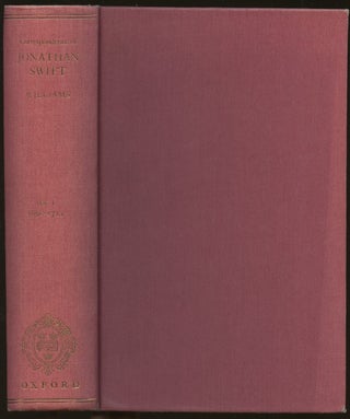 Item #B48582 The Correspondence of Jonathan Swift: Volume I, 1690-1713 [This volume only]....