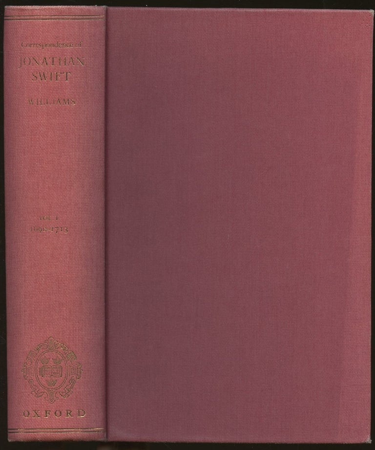 Item #B48582 The Correspondence of Jonathan Swift: Volume I, 1690-1713 [This volume only]. Jonathan Swift, Harold Williams.