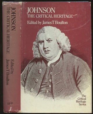 Item #B48976 Johnson: The Critical Heritage. James T. Boulton