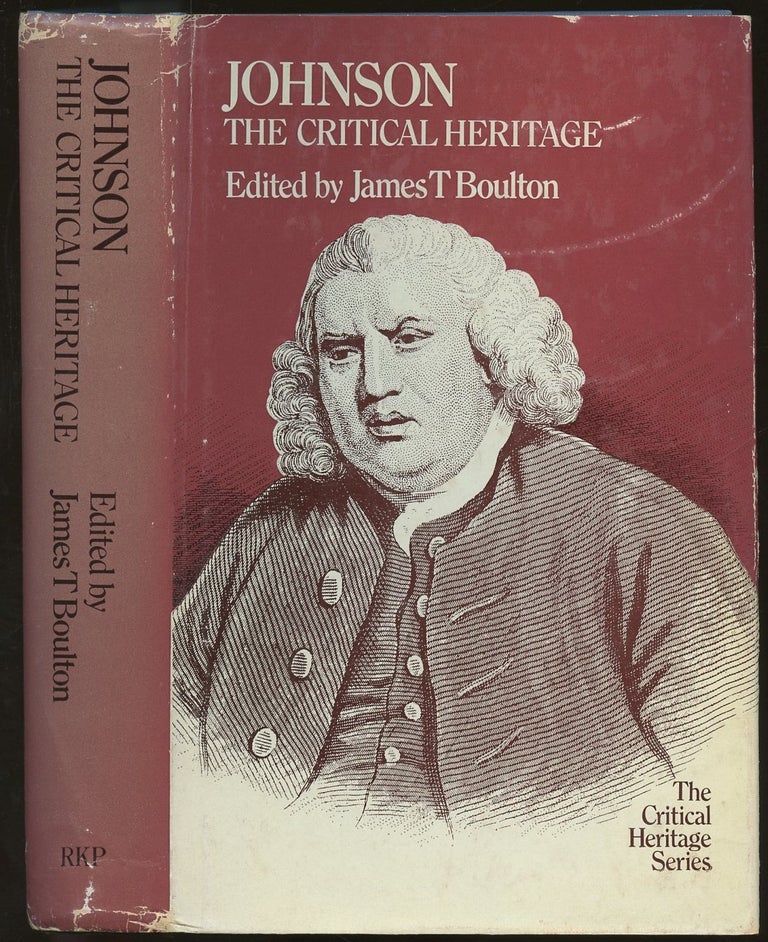 Item #B48976 Johnson: The Critical Heritage. James T. Boulton.