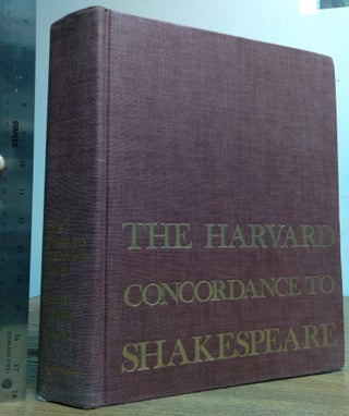 Item #B49091 The Harvard Concordance to Shakespeare. Marvin Spevack