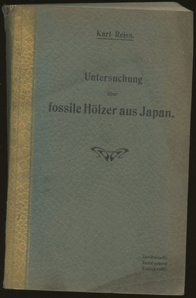 Item #B50060 Untersuchung uber Fossile Holzer aus Japan: Inaugural-Dissertation zur Erlangung der...