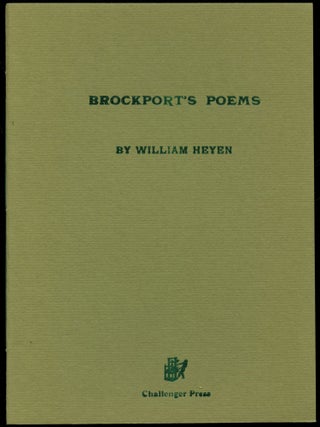 Item #B50542 Brockport's Poems. William Heyen