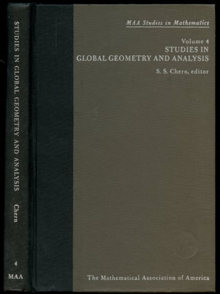 Item #B50810 Studies in Global Geometry and Analysis [Studies in Mathematics: Volume 4]. S. S. Chern