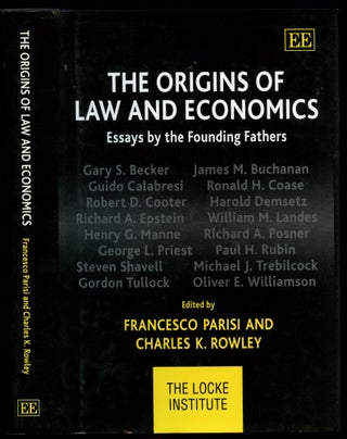 Item #B51209 The Origins of Law and Economics: Essays by the Founding Fathers. Francesco Parisi,...