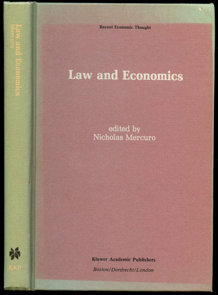 Item #B51210 Law and Economics. Nicholas Mercuro.